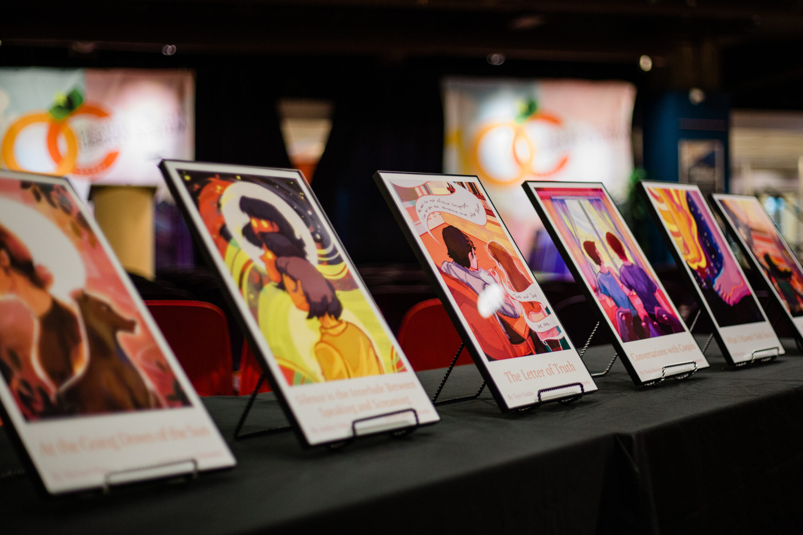 A collection of young author book art