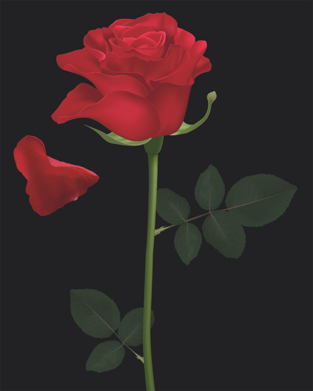 Petals of a Dying Rose Lorelei Hanberry